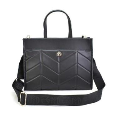 Imagem de Bolsa Modare Feminina Preta Transversal Elegância Diária-Feminino