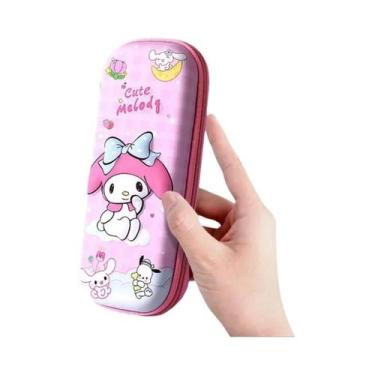 Imagem de Estojo De Lápis Sanrio 3D Kuromi Melody Cinnamoroll De Grande Capacida