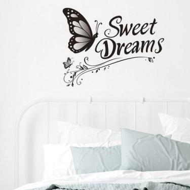 Imagem de Adesivo de parede Sweet Dreams Butterfly PVC 30x60cm - yiweisai