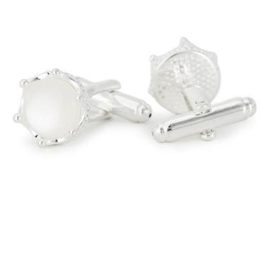 Imagem de Abotoaduras masculinas elegantes, abotoaduras francesas, cobre - yiwei