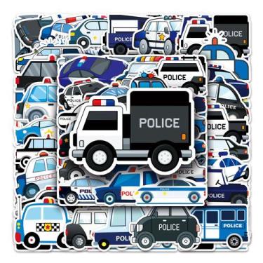 Imagem de Adesivos, adesivos de grafite à prova d'água para carros de polícia, 5