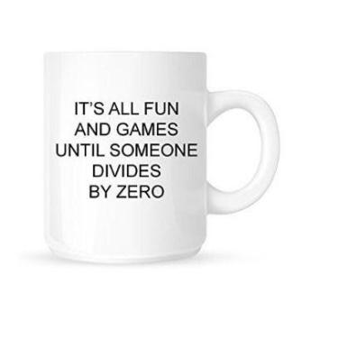 Imagem de Caneca de café em cerâmica É tudo diversão e jogos até que alguém D - 