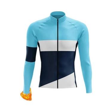 Imagem de Camisa De Ciclismo Térmica De Inverno Para Homens, Manga Longa, Jaquet