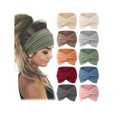 Imagem de Bandana de Yoga Elástica para Mulheres - Estilo Boêmio, Tamanho serve 