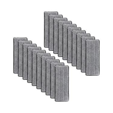 Imagem de Pano De Microfibra Cinza Para Mop, 3-20 Peças, Lavável, Para Mop Pulve