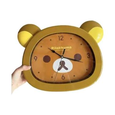 Imagem de Relógio De Parede Rilakkuma Anime Silencioso Com Movimento Contínuo De