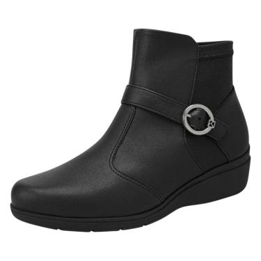 Imagem de Bota Feminina Detalhe Metalizado Confortavel Leve Piccadilly