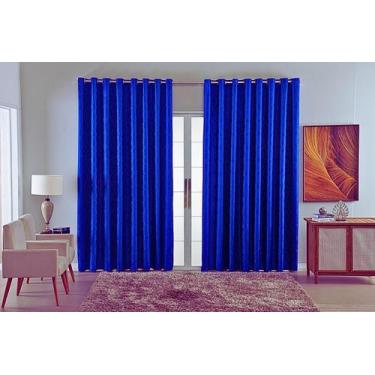 Imagem de cortina jacquard luxo em tecido semi blackout sala 4,00x2,80 - B.F CON