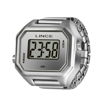 Imagem de Relógio Anel Lince Feminino Prata Digital Ldmm066l22 Sxsx
