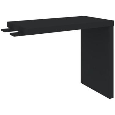 Imagem de Mesa de Apoio Lateral 89cm Tamburato Preto - Artany