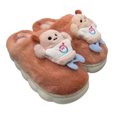 Imagem de Pantufa Forrada Infantil Solado Nuvem em EVA - NoBrand, 29/30