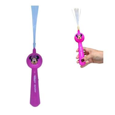 Imagem de Brinquedo Varinha C/ Luz Orignal Minnie Led Acend C/ Bateria - Etitoys