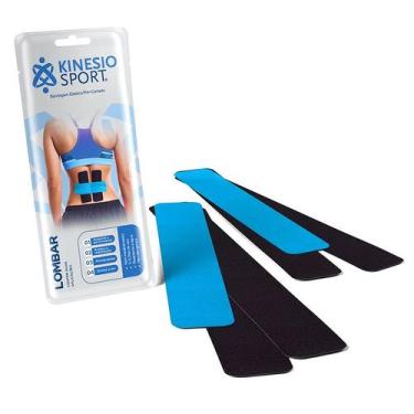 Imagem de Bandagem Elástica Adesiva Para Lombar Pré-Cortada KinesioSport