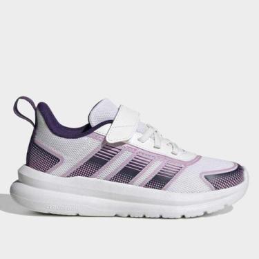 Imagem de Tênis Infantil Adidas Tensaur Run, Branco, Roxo, 28
