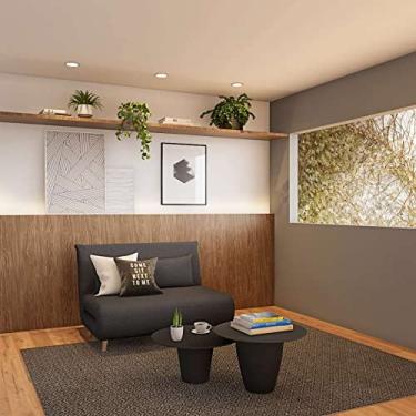 Imagem de Sofá-Cama 2 Lugares Casal Pisa Cinza Escuro