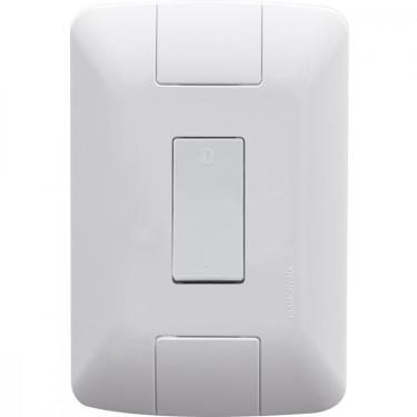 Imagem de Conjunto 4x2 com 1 Interrup Bipolar Simples 10A 250V