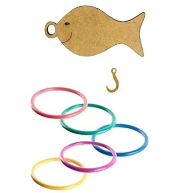 Imagem de 100 Peixinho Pescaria Festa Junina e 10 argolas