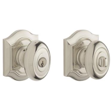 Imagem de Alavancas de Porta de Entrada Macanetas de Porta Níquel Acetinado