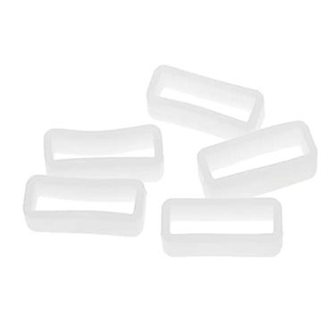 Imagem de F Fityle 5 peças de suporte de argola de substituição - multicolorido, 18 mm, branco