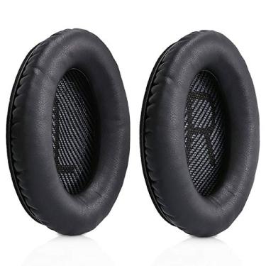 Imagem de Almofadas auriculares de substituição para fones de ouvido Bose Quiet Comfort QC35 / 35ii QC25 QC15 QC2 Ae2 Ae2i Ae2w SoundTrue AEII SoundLink AEII da MMOBIEL – Almofadas de espuma viscoelástica de