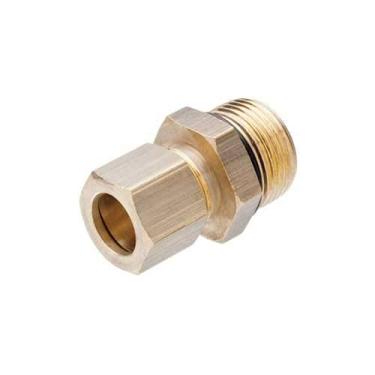 Imagem de KIT 5 CONECTORES TUBO NYLON MBB DIVERSAS MACHO 1/4 NPT X 16 MM X 1,5 MM