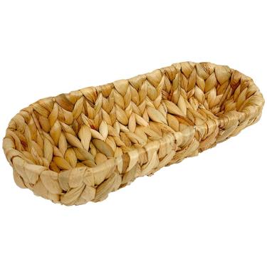 Imagem de Cesta para Pães em Fibra Natural L'Hermitage Terra Oval 28cm
