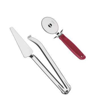 Imagem de Cortador Para Pizza Profissional + Pegador De Pizza Tramontina