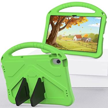 Imagem de Capa para Huawei Matepad Pro 10.8 (versão 2021/2019), capa para Nokia T20, capa para tablet para crianças Capa à prova de choque, alça + alça de ombro (Color : Green)