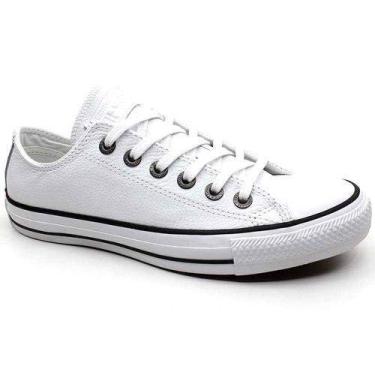 converse couro feminino