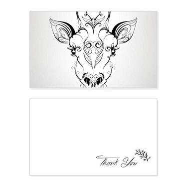 Imagem de Antílope tibetano Retrato de animal, Cartão de agradecimento, Papel de aniversário, Saudações de casamento