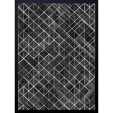 Imagem de Quadro em Abstrato Black B Decore Pronto Preto/ Branco 53x73cm