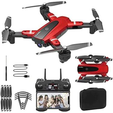Imagem de Drones Com Câmera Para Adultos 4k, Drones Para Crianças Iniciantes RC Quadcopter RC Mini Drone Com Câmera Drones Boy Toys Gift 10-12 Years Old Teenage Support WiFi FPV,A,2 Baterias,incomparable13