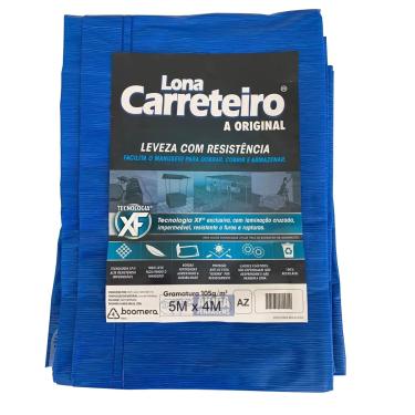 Imagem de Lona Carreteiro Itap Impermeabilizante Azul 5x4m
