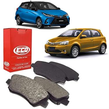 Imagem de Ecopads, KA02.5_15715_15898, Jogo de Pastilha de Freio Dianteira, Toyota Etios Sedan/Cross 2013 Eco1528