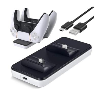 Imagem de Base Dupla de Carregamento para Controle Ps5 USB-C