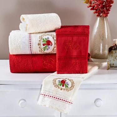 Imagem de Jogo Toalha Banho Casa E Conforto Aurora 100% Algodão - De Luca Enxova