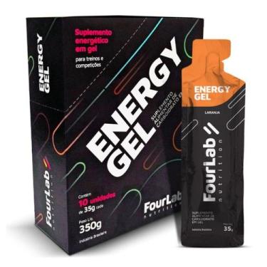 Imagem de Energy Gel FourLab 35g (Sache) Laranja - 1display-10un Carbogel energe