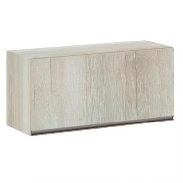 Imagem de Armário Basculante Luciane 80cm 1 Porta Luci, Legno Crema