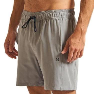 Imagem de Bermuda Hurley Elástico Block Masculina-Masculino