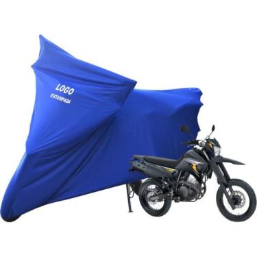 Imagem de Capa Para Moto Yamaha XTZ 250 X Com Logo - Mz, Azul
