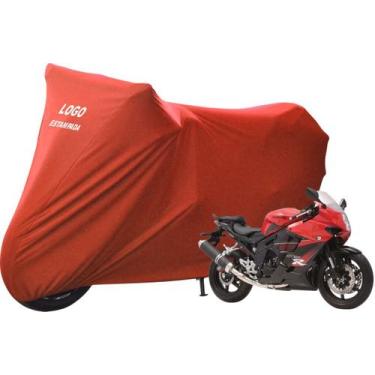 Imagem de Capa De Tecido Para Cobrir Moto Kasinski Comet GT 650R - Mz, Vermelha