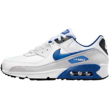 Imagem de Nike Tênis masculino Air Max 90 (FN6843-100, branco/Photon DUST/preto/Game Royal), Branco/Game Royal-Foto Dust, 42