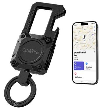 Imagem de O chaveiro ExtreLife funciona com o Apple Find My com rastreador GPS
