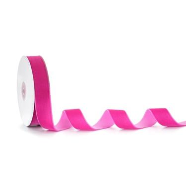 Imagem de ZIRURUTON Fitas De Veludo Para Decoração Árvores Natal, Artesanato Faça Você Mesmo, Rosa Choque Laços Cabelo Casamento, Guirlanda Flores Casa, 1'' X 10 Jardas, 1 Rolo