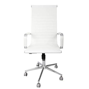 Imagem de Cadeira Giratória Presidente Charles Eames Esteirinha (BRANCO) - TUTTO HOME