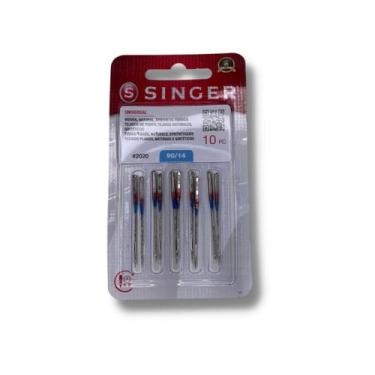 Imagem de Agulhas de Máquina de Costura Singer Doméstica - 1 Pacote (10 Agulhas)