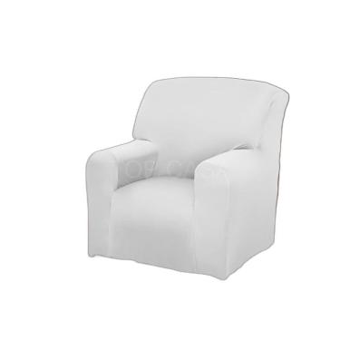 Imagem de Capa Protetor Sofá Poltrona Papai 1 Lugar Coladinha Branco