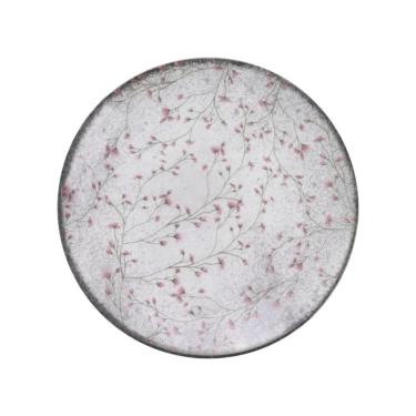 Imagem de Prato Sobremesa Em Porcelana Decorada Floralis 19cm Tramontina