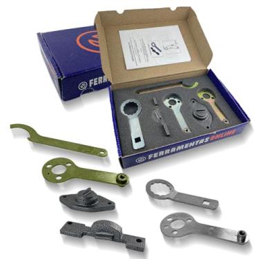 Imagem de Kit Ferramentas Sincronismo Motor Fire e Fire Evo Travamento PMS Comando e Árvore de Manivelas Precisão Profissional Para Palio, Uno, Siena e Strada