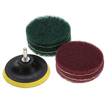 Imagem de KIMISS Móias de Limpeza de Polimento de Metal de Telha Escovas Com Acessórios para Perfuração - 6 Pacote de Fibra de Nylon Conjunto para Ladrilhos Eficientes e Limpeza de Superfície de Metal